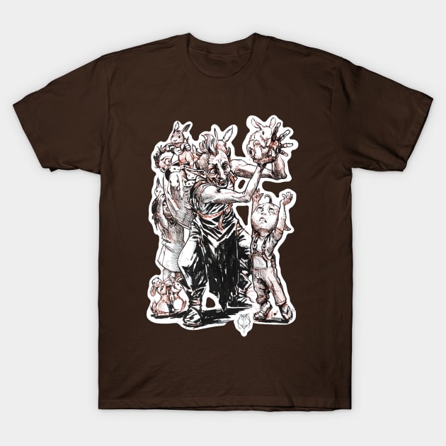 The Cruel Cuteness Hoarder T-Shirt by Razwit